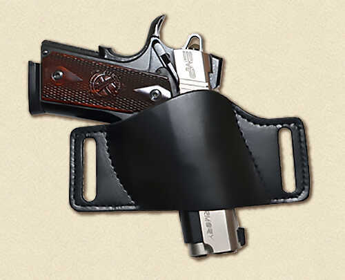 Hunter Company Leather Belt Slide Holster Small Black Md: 1503B